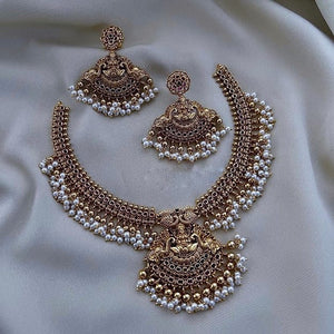 Floral Fantasy Moti Necklace
