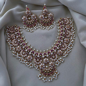 Kesar Moti Delight Necklace